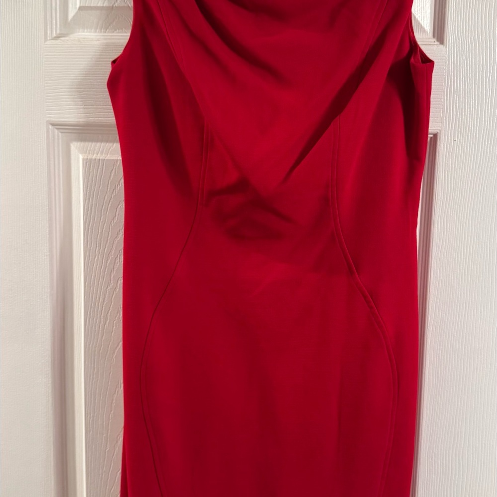 The Limited Vibrant Red Backless Dress